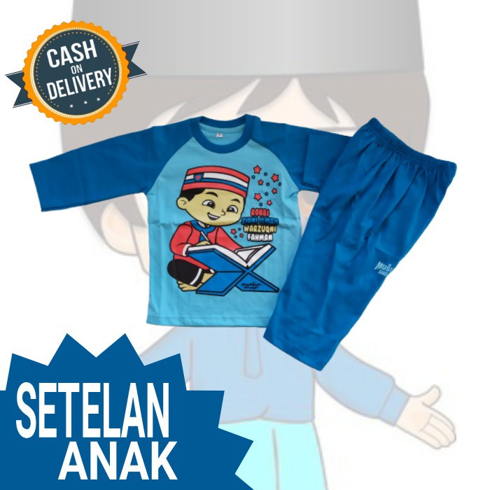 Setelan Baju Anak | Baju muslim Anak Usia 1-2 Tahun | Baju Anak Laki Laki