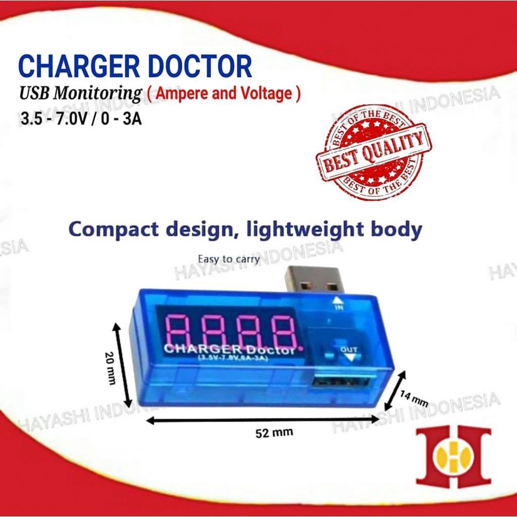 USB Charger Doctor Pengukur Amper Voltmeter Tester