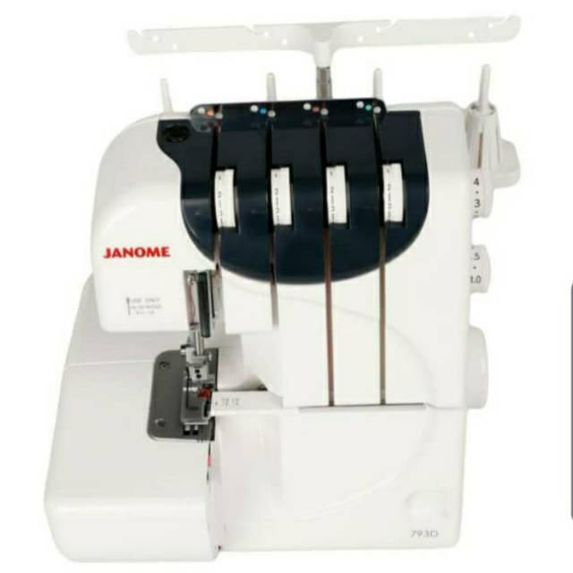 Janome 793-D mesin obras dan neci portable