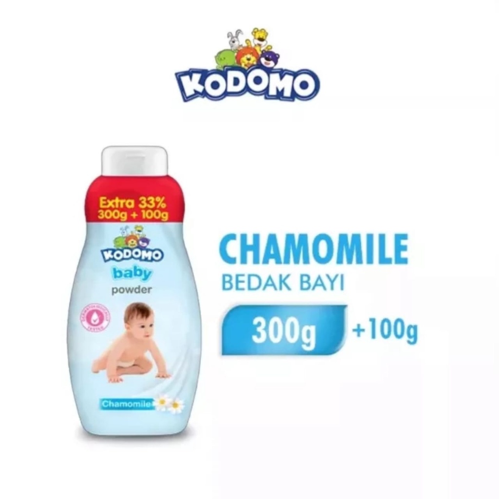 Kodomo Baby Powder classic chamomile 300 gr Exra fill