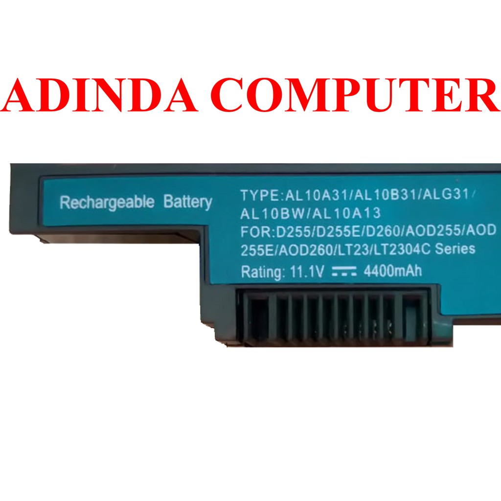 Baterai Acer D255 AOD255 255 AO255 AOD260 D260 260 AO260 AOD257 D257 AO257 527 AO722 AOD722