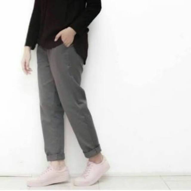 Celana formal wanita baggy pants