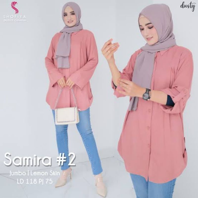 Baju wanita tunik samira jumbo