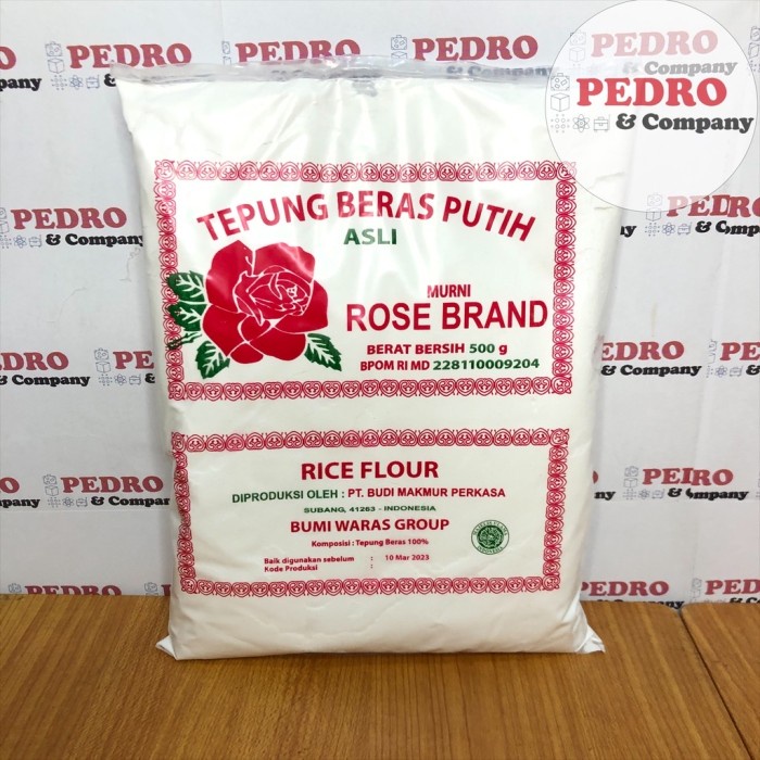 

Ketan-Beras-Tepung- Rose Brand Tepung Beras / Rice Flour 500 Gram - Asli -Tepung-Beras-Ketan.