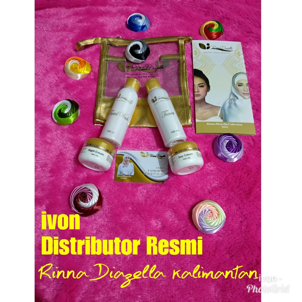 PAKET RINNA DIAZELLA SKINCARE ORIGINAL BPOM 100% DISTRIBUTOR RESMI