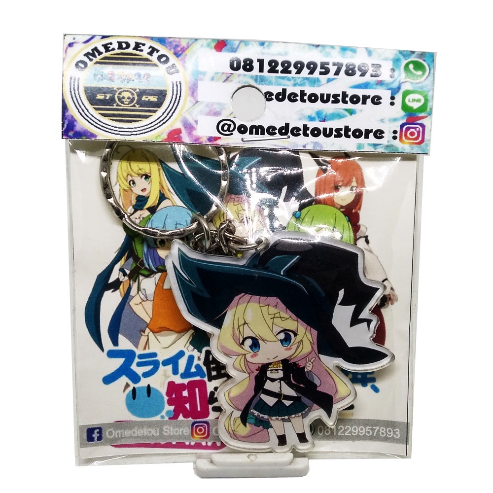 Gantungan Kunci Anime Slime Taoshite 300-nen - Aizawa Azusa