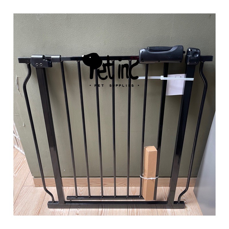 premium metal dog safety gate (tinggi 78cm anti loncat)