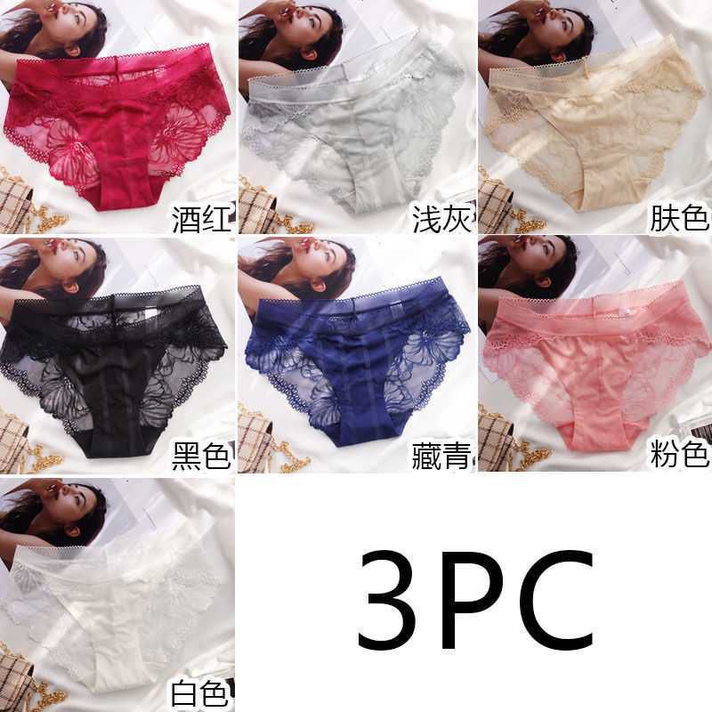 Celana dalam Wanita Renda Motif Lace Flower Import