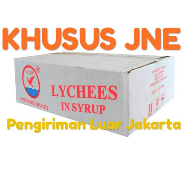 

Lychee | Lychee Can Herring Brand | Lychee Kaleng | Leci Kaleng 1 Lusin JNE TRUCKING