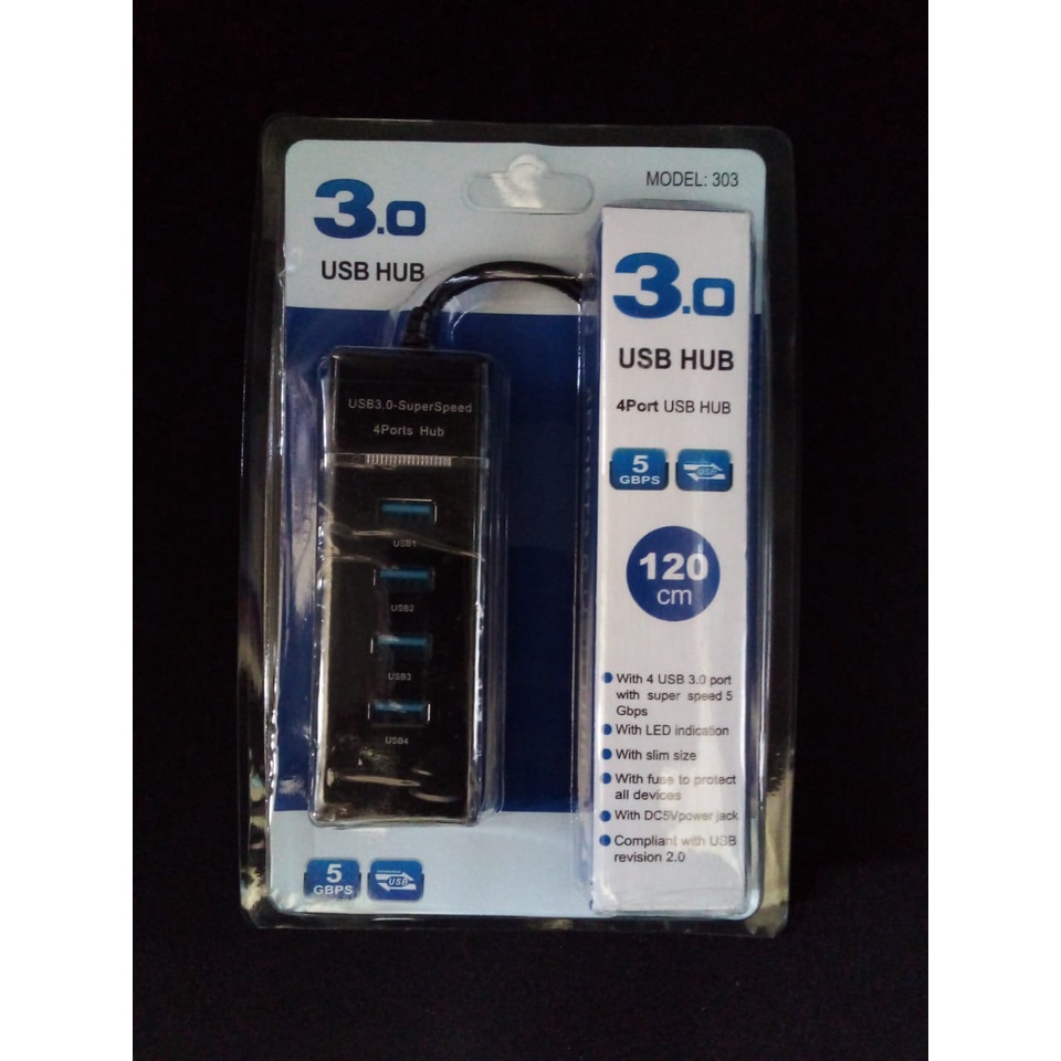 Jual USB HUB 4 Port USB 3.0 Panjang 1,2 Meter | Shopee Indonesia