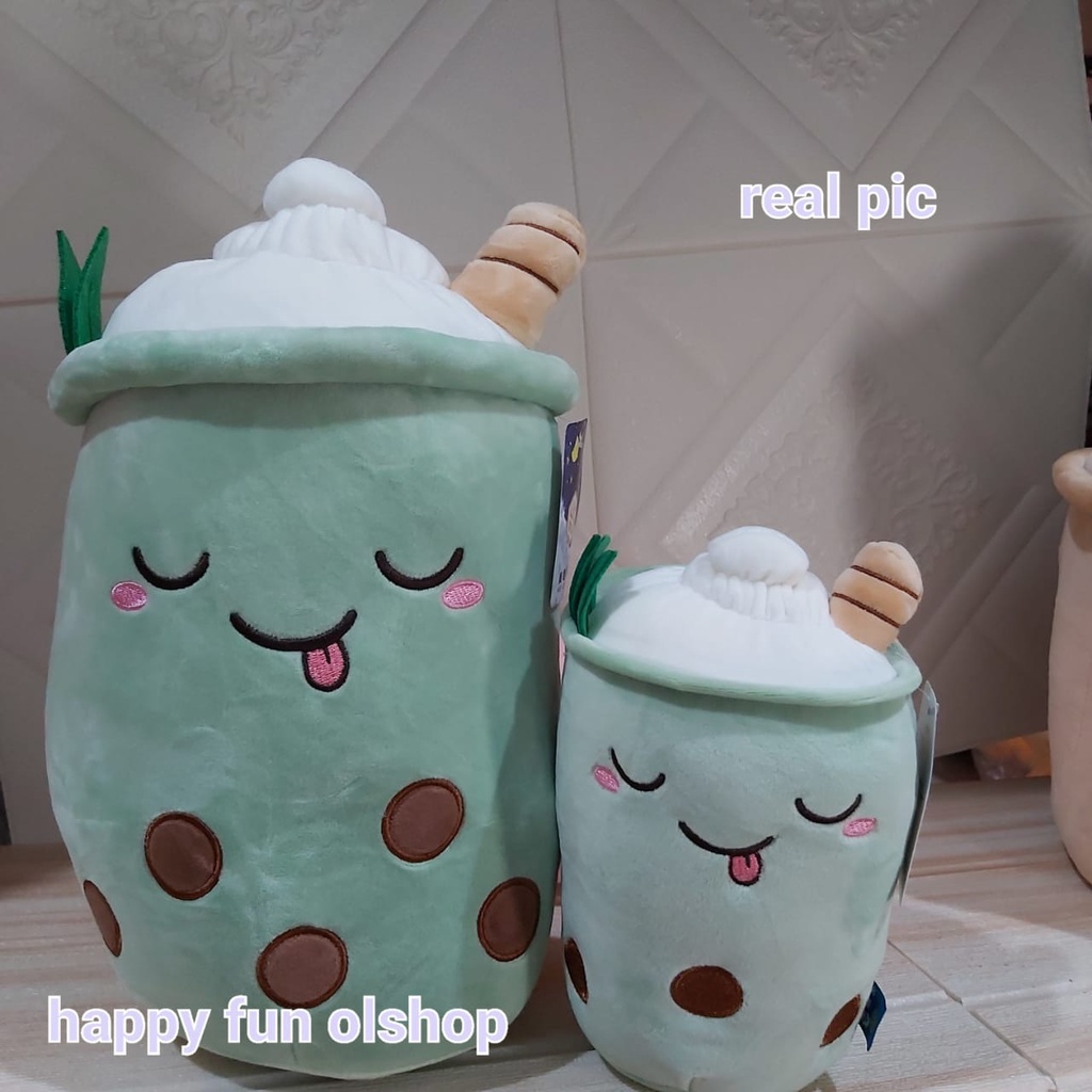 Boneka boba ice cream buah bahan plush import