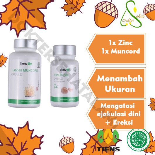 Tiens Paket Obat Kuat Vulcano 3 (1 btl Muncord + 2 btl zinc)