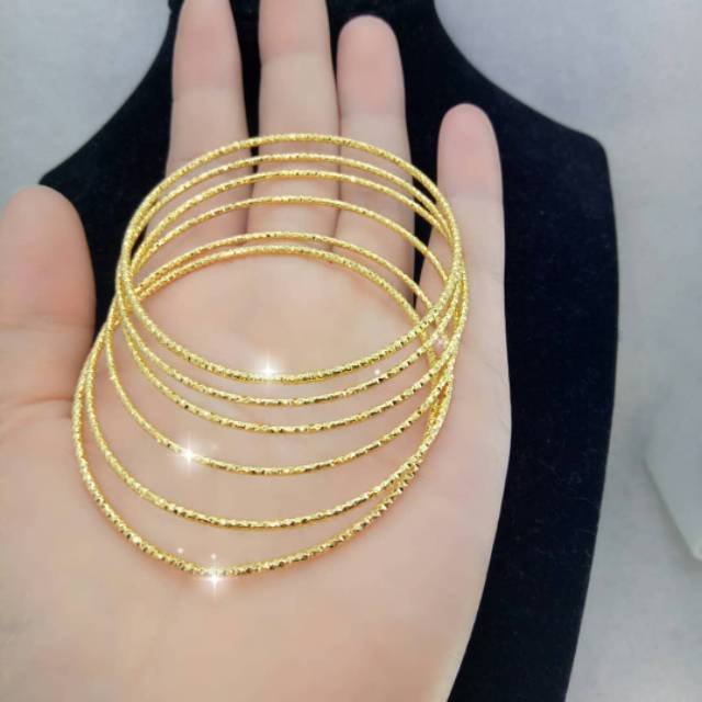 GELANG KERONCONG LAPIS EMAS PERSIS ASLI