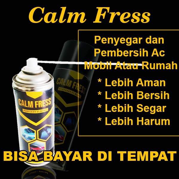 AC Refresher Pewangi AC Mobil Pembersih CALM FRES Pengharum Mobil Penghilang Bau Penyegar Aroma Lemo