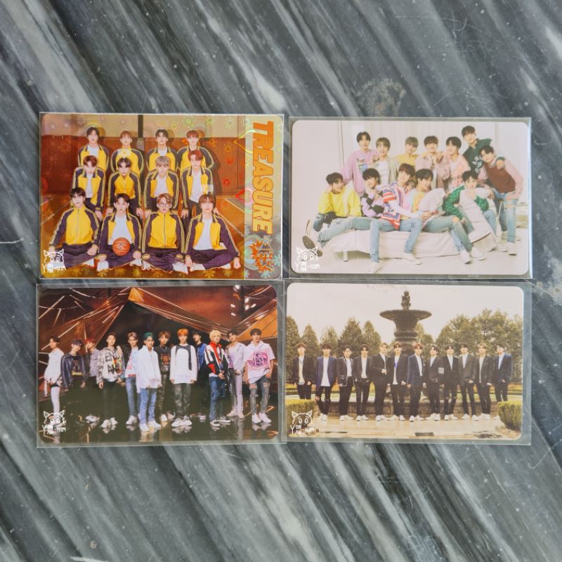 Photocard pc Treasure group ch 1 welcol yes hk