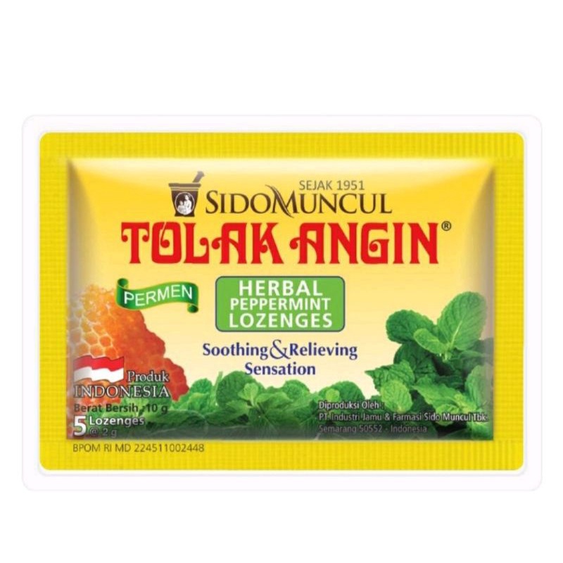 Permen Tolak Angin Lozenges Sachet