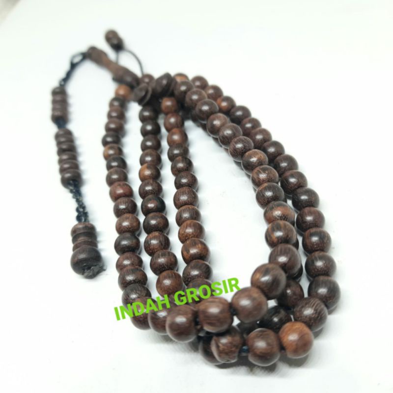 GROSIR TASBIH KAYU GALIH ASEM 6MM 99 BUTIR NATURAL