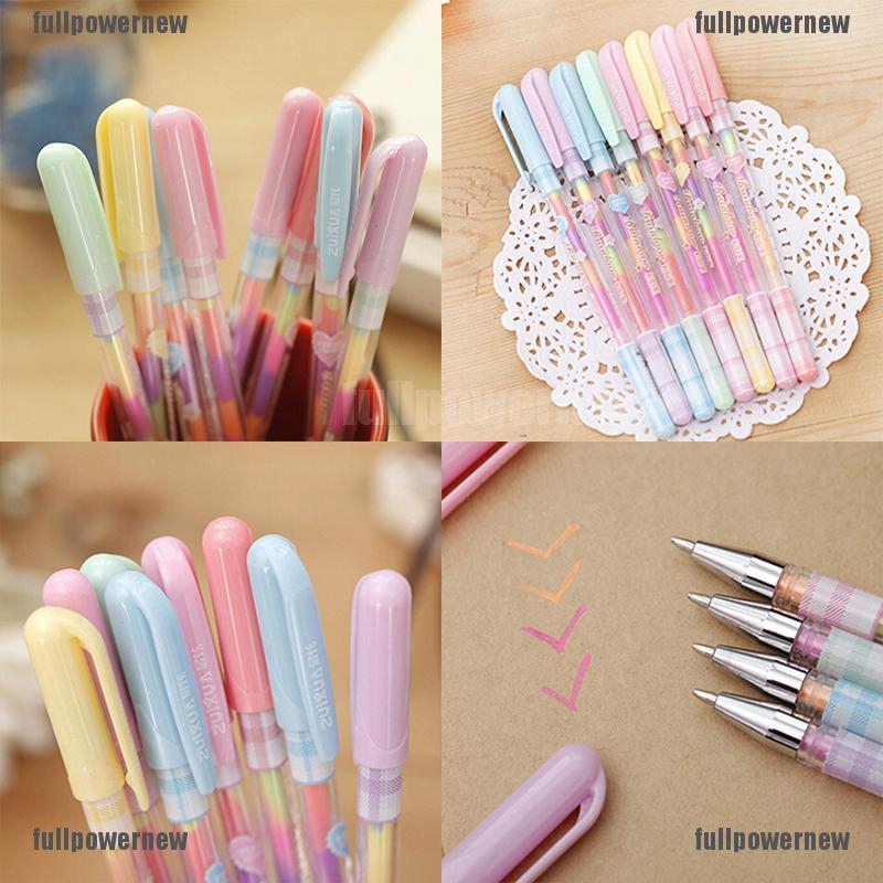 【COD】FLID 1Pcs Pen Ballpoint dengan 6 Warna Lucu