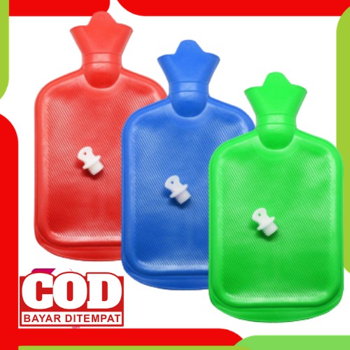 Cod Alat Bantal Kompres Air Panas Dingin Buli Hot Water Bag Warm Water Zak 2L