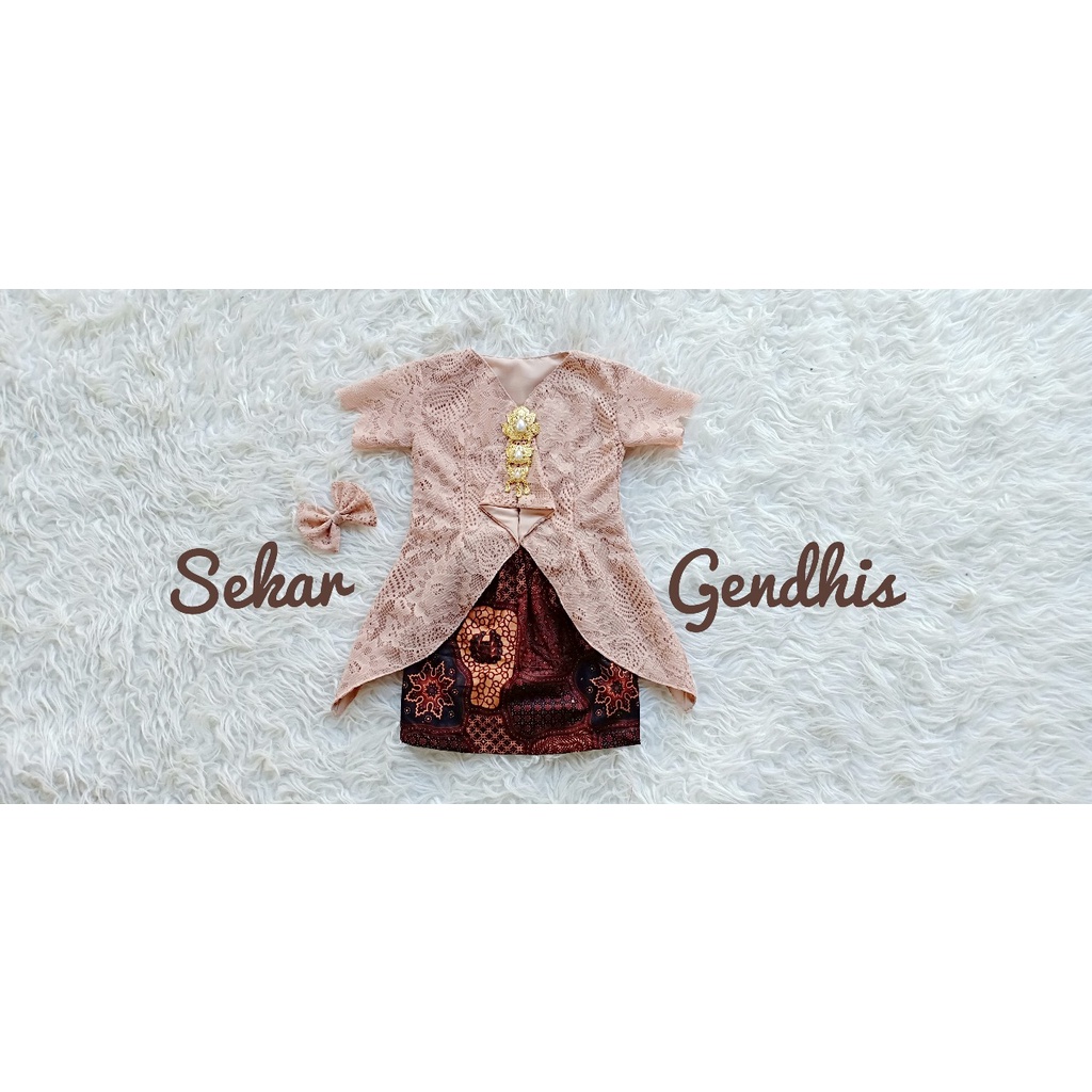 Kebaya Sekar Gendis Anak Unik/Baju Adat Anak/Kebaya Anak