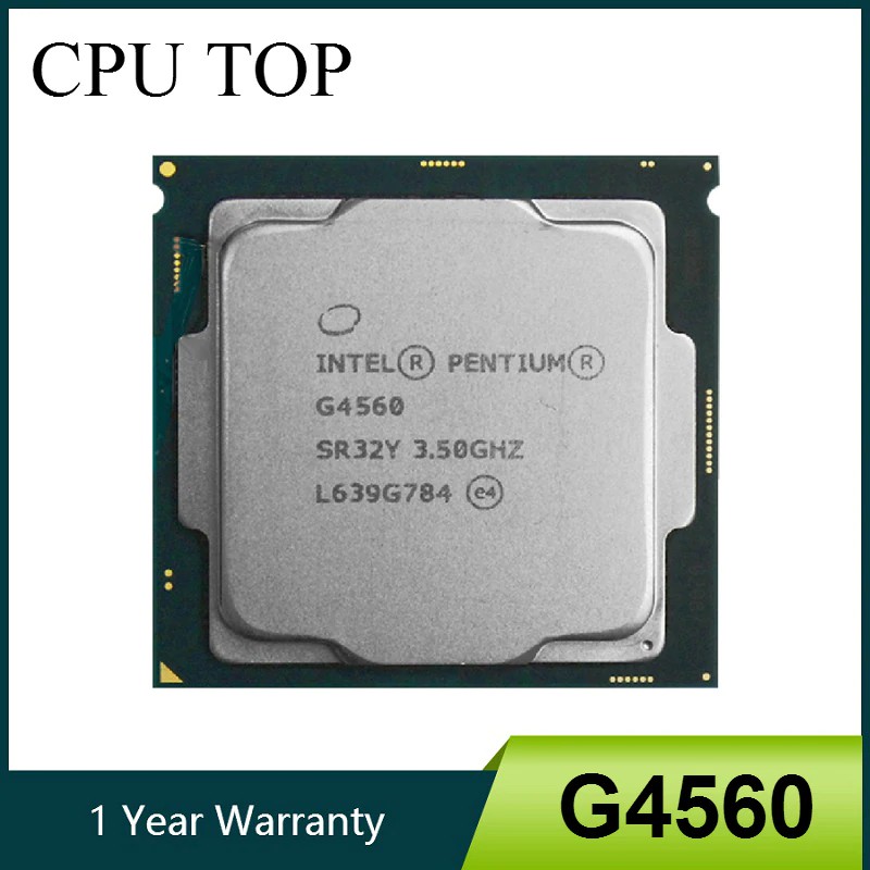 Bebas ongkir Intel Pentium G4560 Processor 3MB Cache 3.50GHz LGA1151 Dual Core Desktop PC CPU