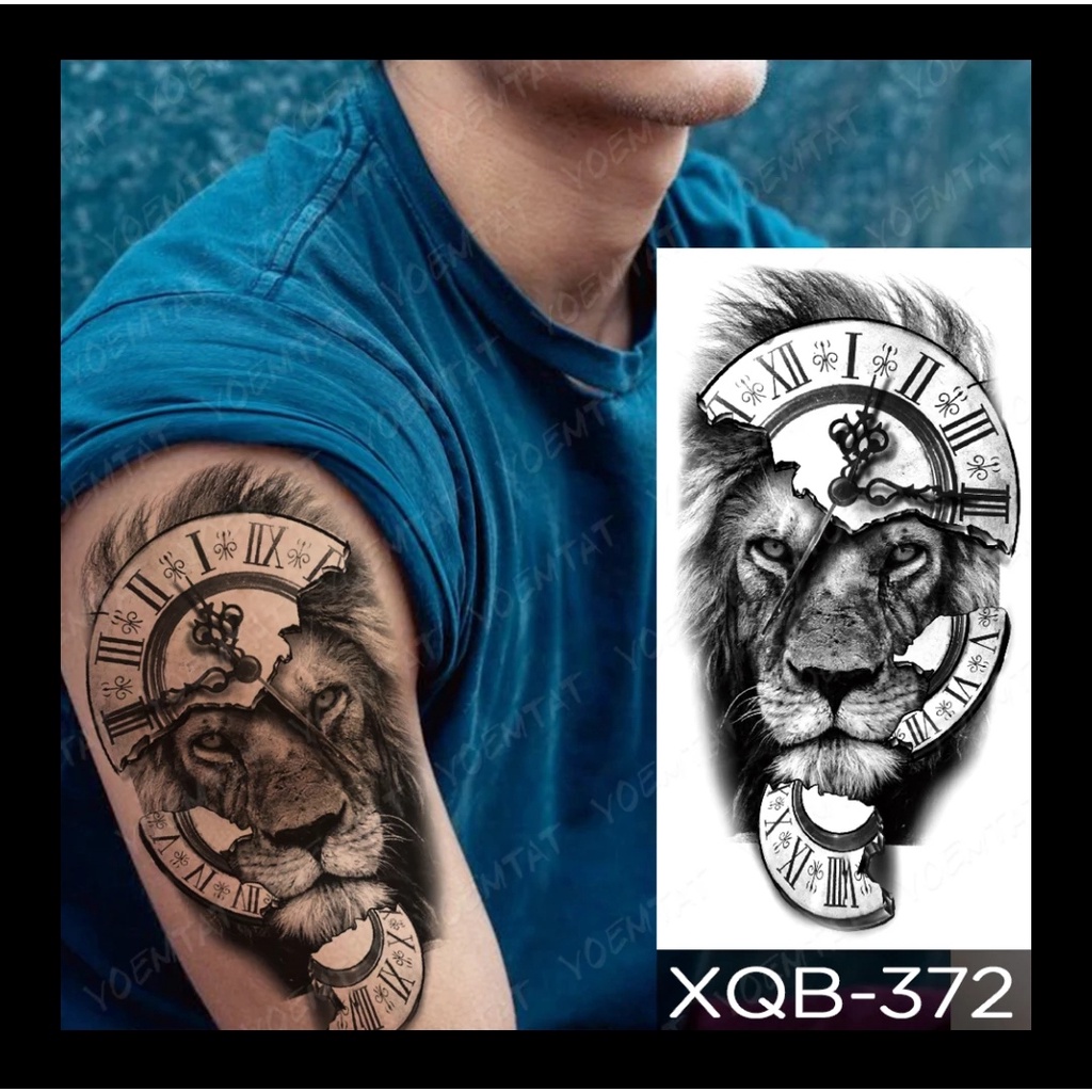 Stiker Tato Temporary Motif 3D Premium Seri XQB 372 - Tato Temporer