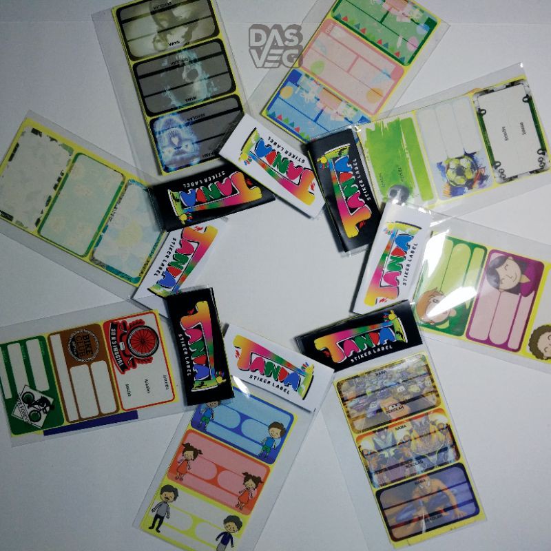 

Stiker Label Nama Multifungsi untuk Anak