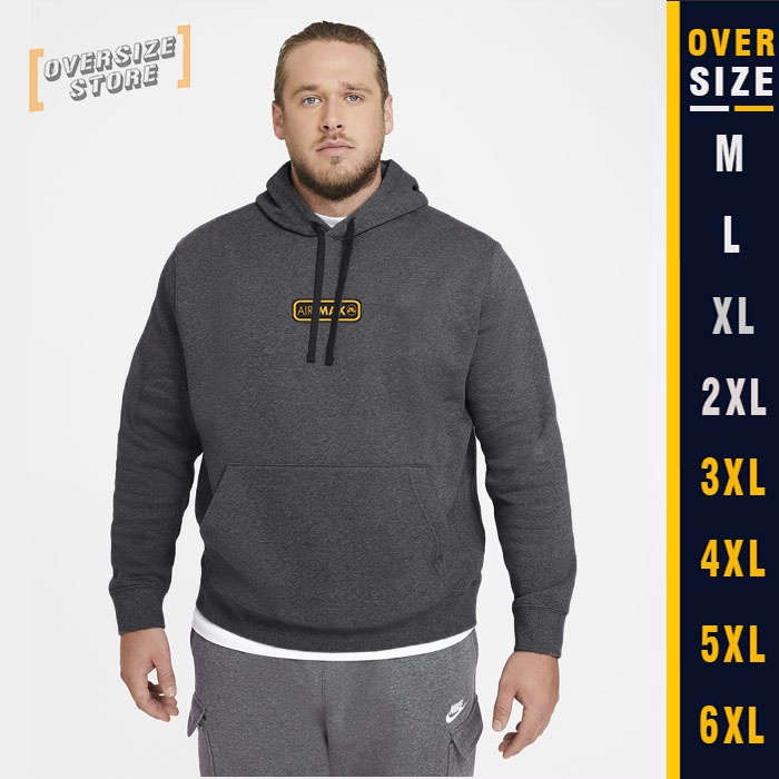 Jaket Nike Hoodie Oversize M L XL XXL XXXL XXXXL XXXXXL Dark Grey