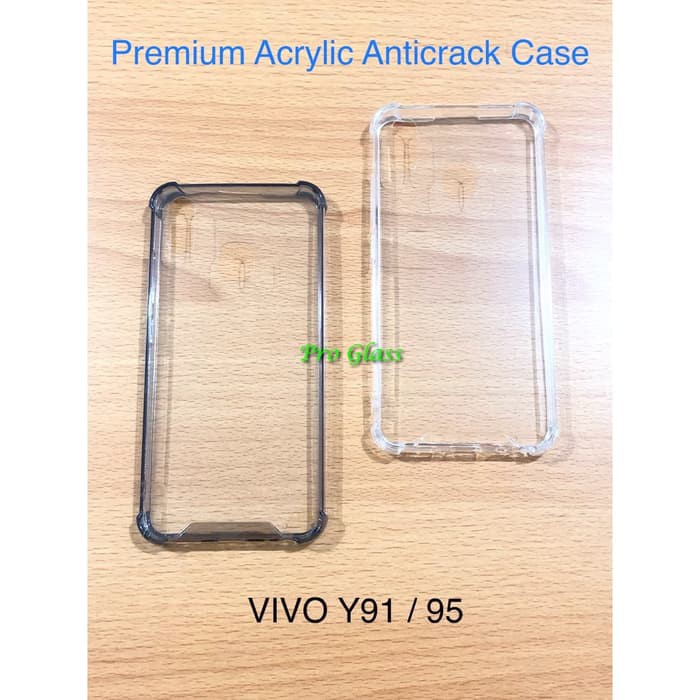 VIVO Y91 / Y95 Anticrack / Anti Crack / ACRYLIC Case Silicone Premium