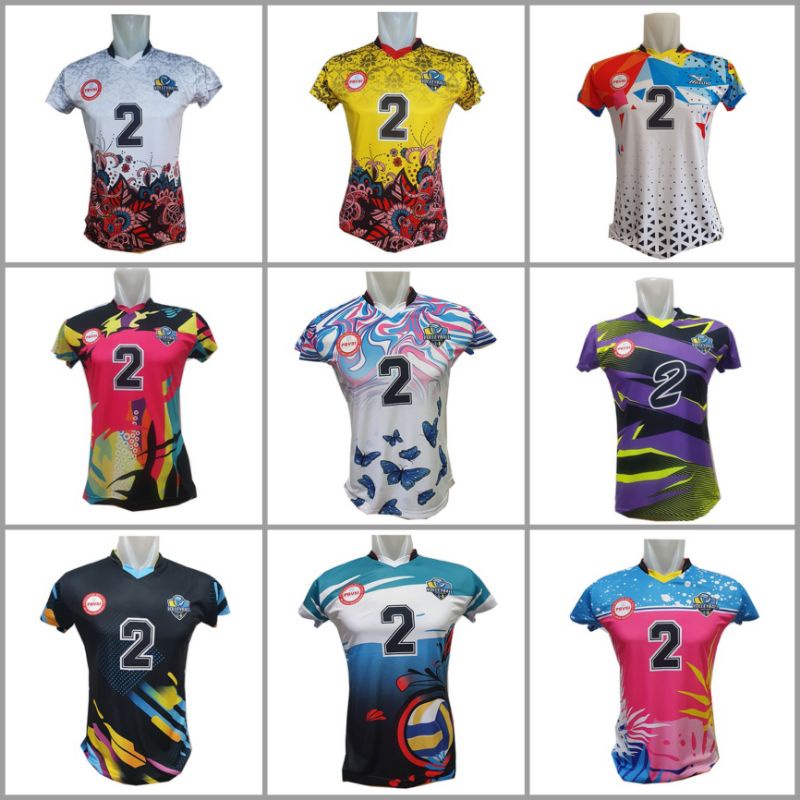 COD jersey voli volly wanita full printing kaos voli cewe proliga / atasan baju voli proliga 2022
