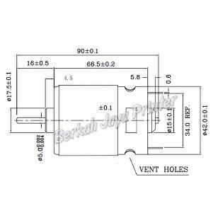 Dijual Dinamo DC 12V   36V 3500 9000RPM 775 Motor Torsi besar Murah