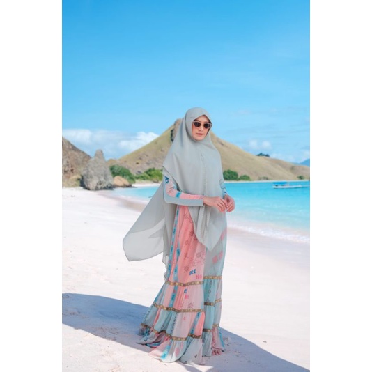 GAMISSSET KHIMAR CANTIK MEWAH LABUAN BAJO SERIES by ELDEENA SYARI/jember elmumtaza