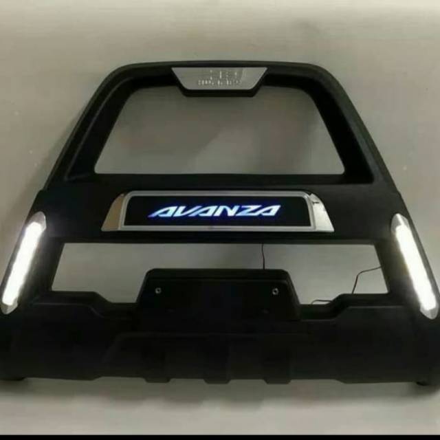 Tanduk depan bumper depan  mobil all new Avanza xenia hummer with led foxco