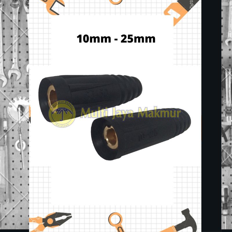 CONNECTOR INVERTER FEMALE. SAMBUNG ANTAR KABEL LAS MURAH