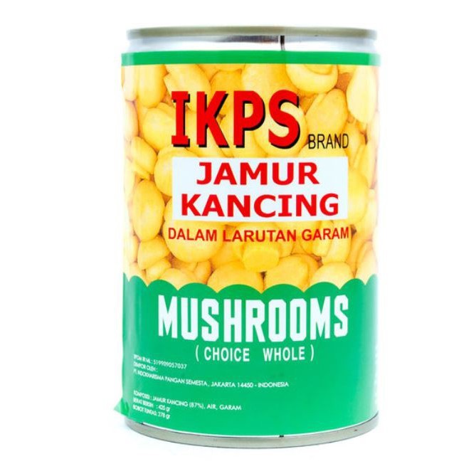 Jual JAMUR KANCING 425GR KALENG IKPS MUSHROOM CHOICE WHOLE Indonesia