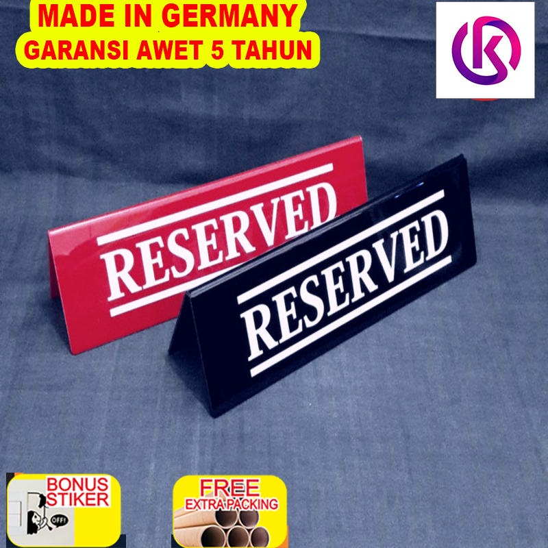 

Grosir Acrylic RESERVED 7x25