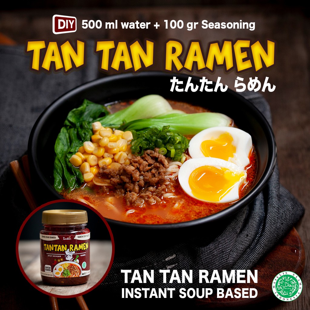 

Bumbu Instant Ramen - Halal ( Tantan Ramen ) - 5 - 7 porsi