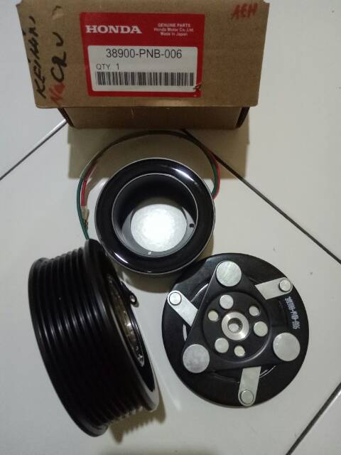 Puli pulley kompresor ac mobil new crv keihin