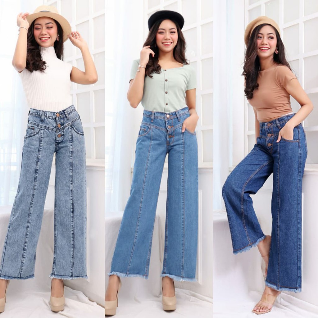 FWR - CELANA KULOT JEANS ARIEL