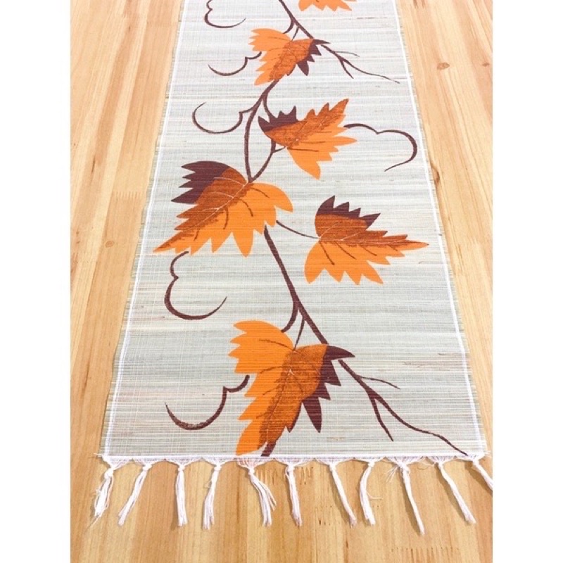 TAPLAK MEJA / TABLE RUNNER Anyaman shubby / karpet mini