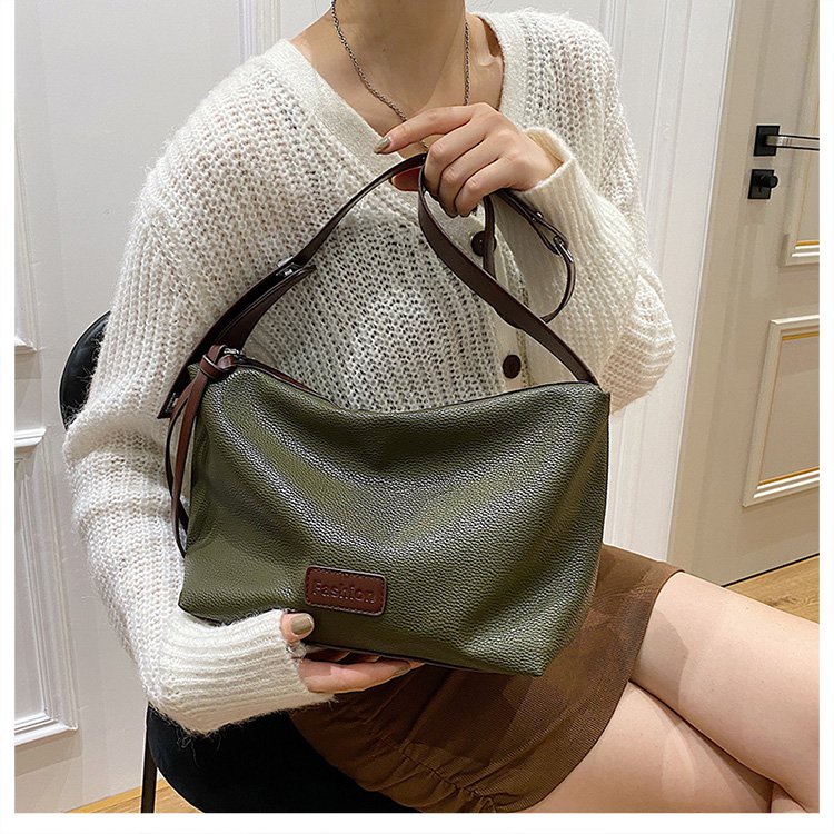 BJ60532 - BLACK/GREEN/KHAKI/WHITE - TAS SLEMPANG TOTEBAG WANITA FASHION IMPORT MODIS ELEGAN TERMURAH TERLARIS TERBARU BAGSTORE JAKARTA TAS BATAM ZC0532 EL5279 LT2106 JT1622 MIRIP CR7781 BQ3463