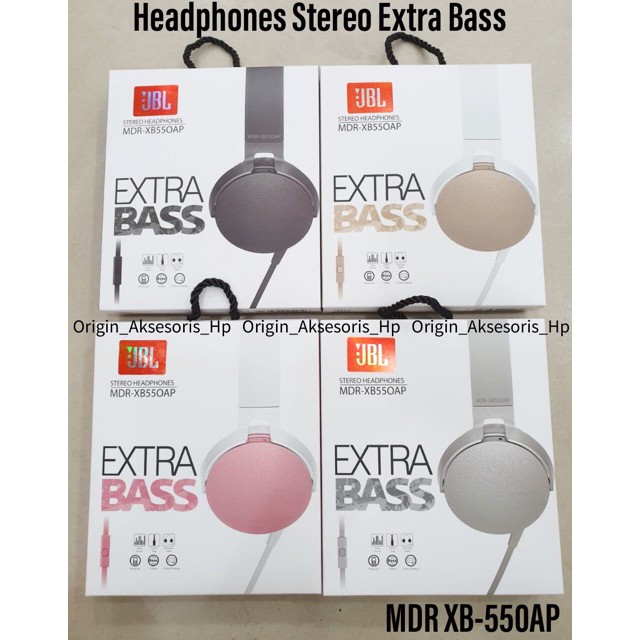 Smartchoice Extra Bass Stereo Headset Headphones MDR XB550AP XB-550AP