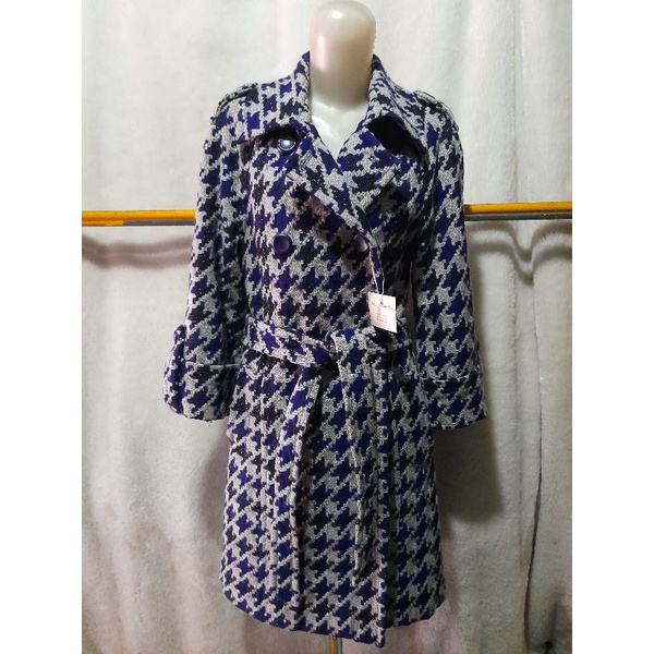 Coat wool Motif