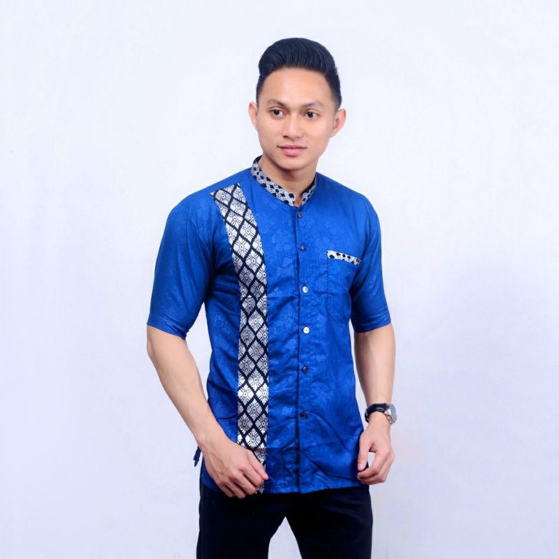 TERLARIS||PROMO HEM BATIK PRIA COWO LENGAN PENDEK / TERARRIVAL HEM BATIK FARKHAN76