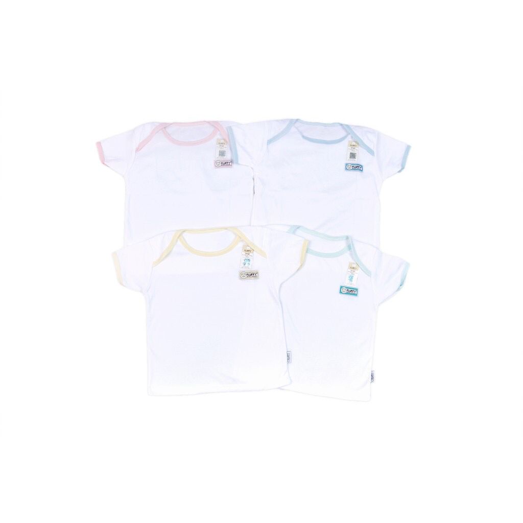 3 PCS FLUFFY BAJU PENDEK BAJU PANJANG ATASAN ANAK KANCING OBLONG BAHU ODSP OJSP ISI 3 PCS