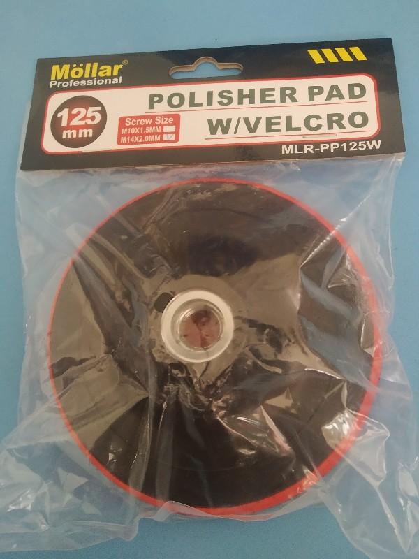 Mollar Polisher Velcro Pad Sanding Disc 5 Inch Tatakan Amplas Bulat