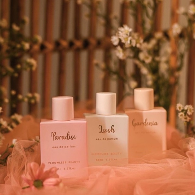 vloowless edp parfume 250k dpt 3 variant lush paradise gardenia