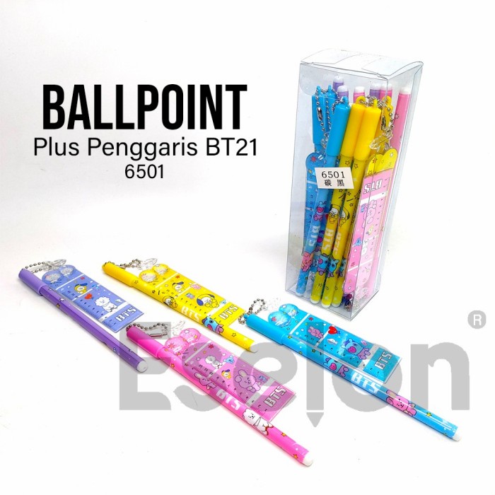 

Unik Pen Bts Gel Plus Penggaris Model K 3 Isi 12 Pcs Hot Sale