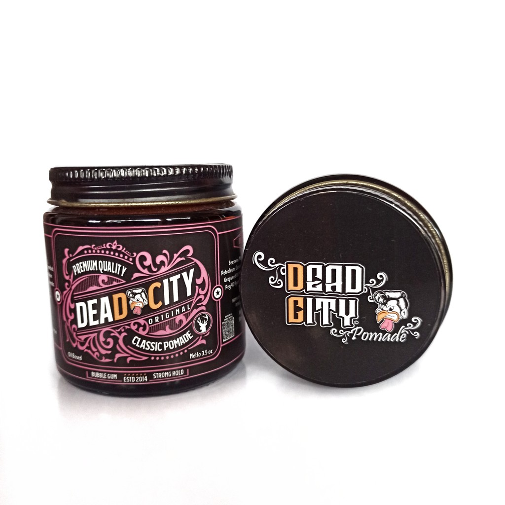 Dead City Classic Pomade Kemasan Kaca 100gr