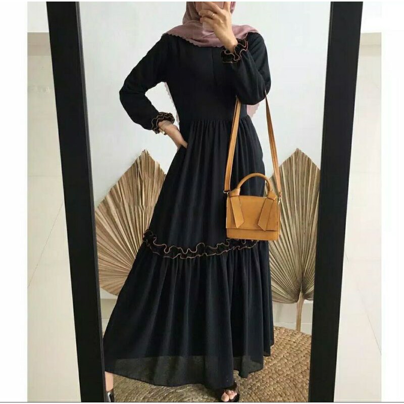 OUTFIT BAJU GAMIS REMAJA KEKINIAN REMPEL